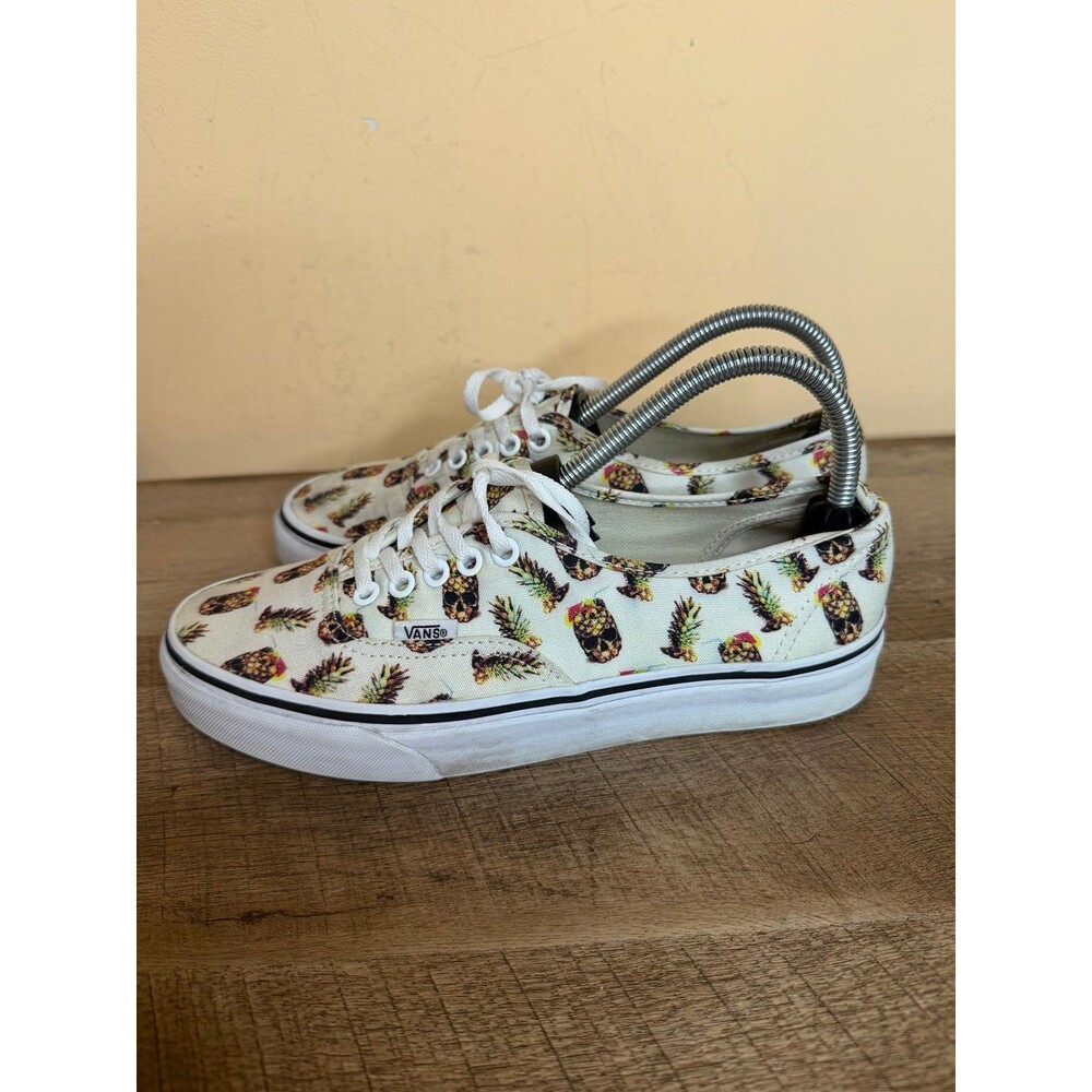 RARE Vans Authentic Dazed and Confused Pineapple Tiki Head Sneakers M7 W8.5
